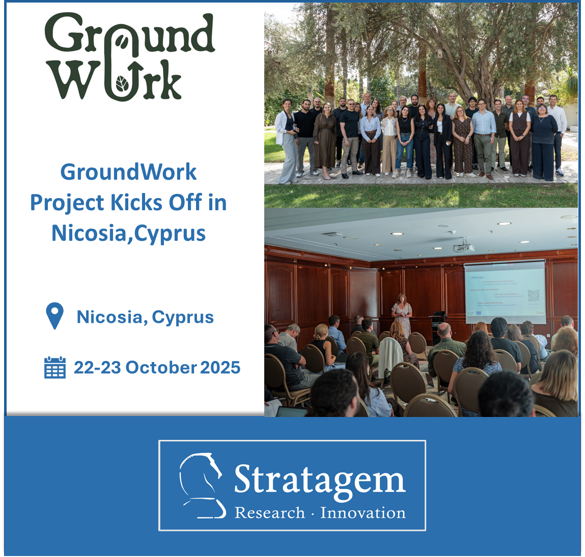 GroundWork Project Kicks Off in Nicosia,Cyprus